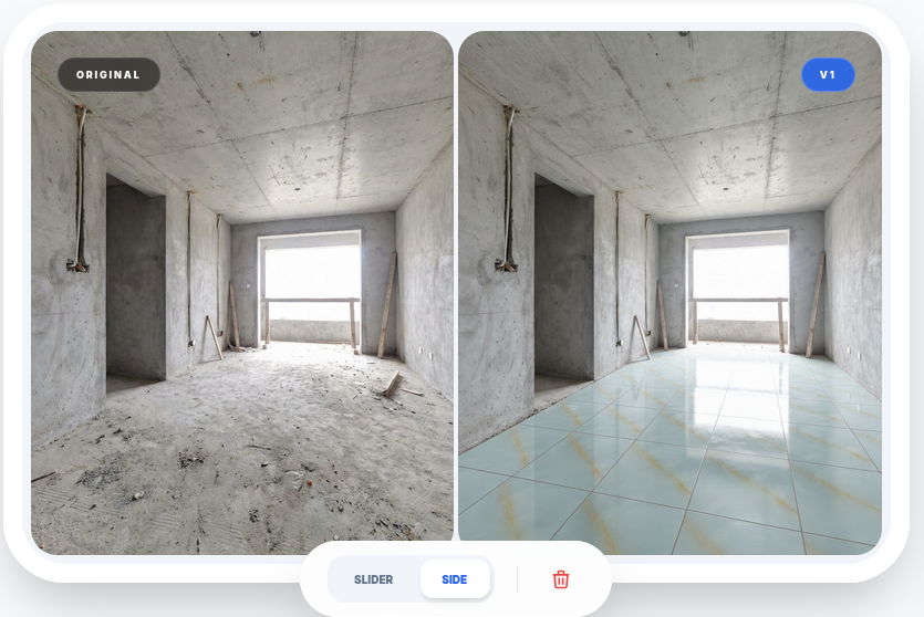Compare multiple tile options side by side